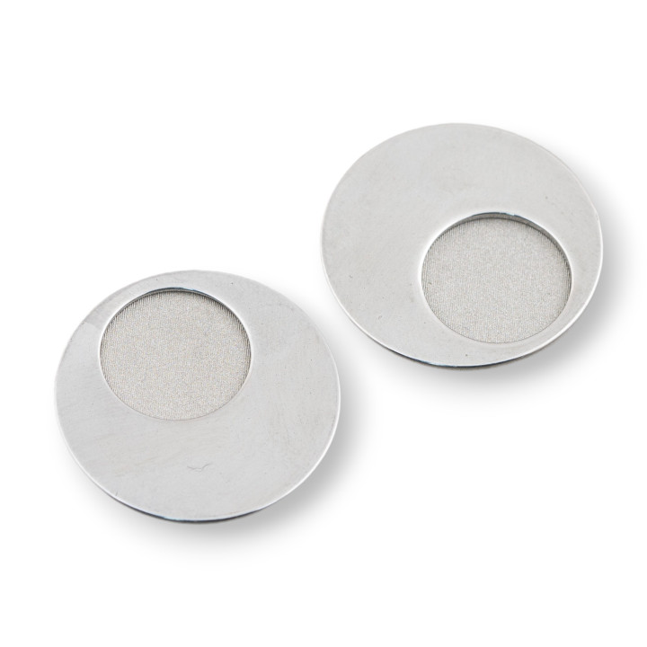 Creole Round Perforated Steel Component 25mm 40τεμ