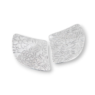 Componente de acero Triángulo Forjado Púa Colgante 21x16mm 72pcs