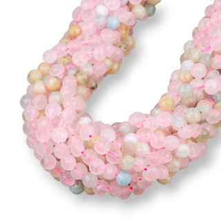 Béryl Morganite Gouttes Briolette Facettes MachineCut 5-6mm