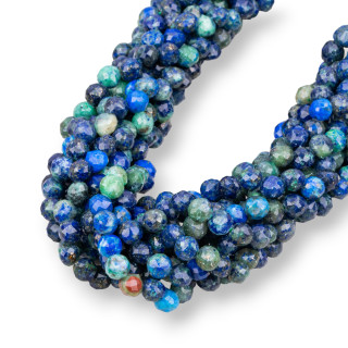 Lapis Afganistan Briolette Tropfen Facettierter Maschinenschliff 5-6mm