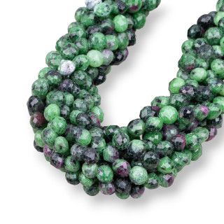 Rubizoisite Drops Briolette Faceted MachineCut 5-6mm