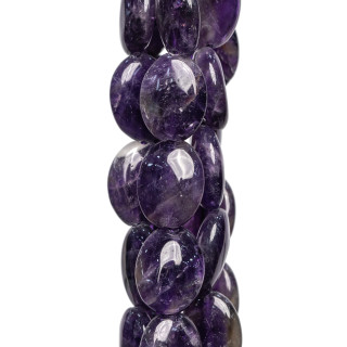 Amethyst Oval Flat Smooth 10x14mm Rough
