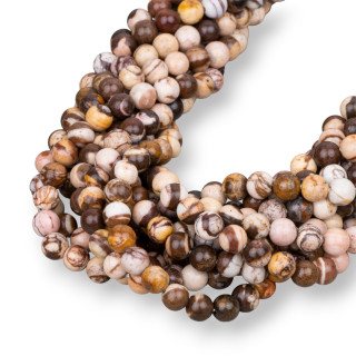 Jaspe Cebra Redondo Liso 06mm