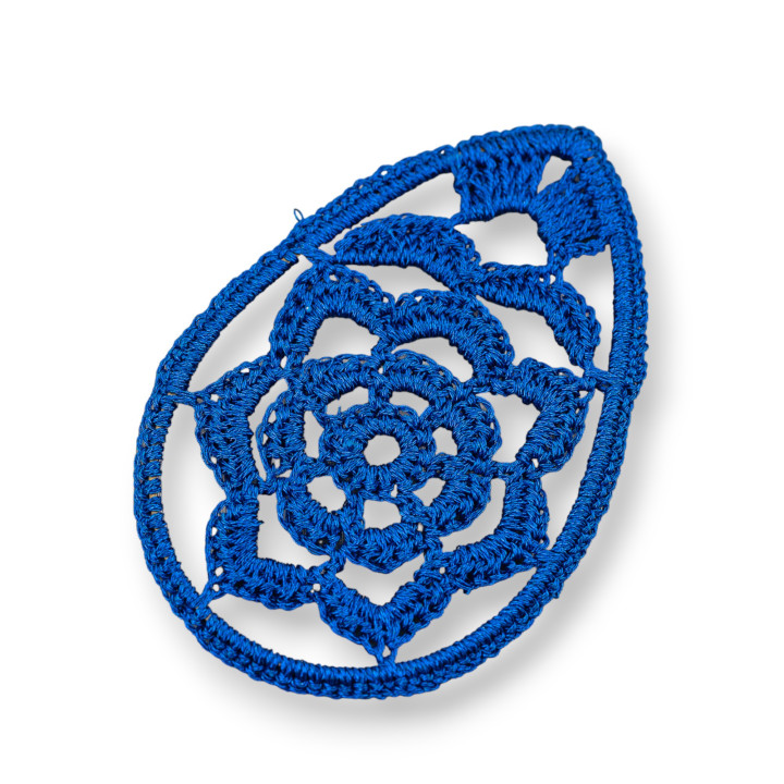 Drop Crochet Components 50x70mm 2τμχ MOD1