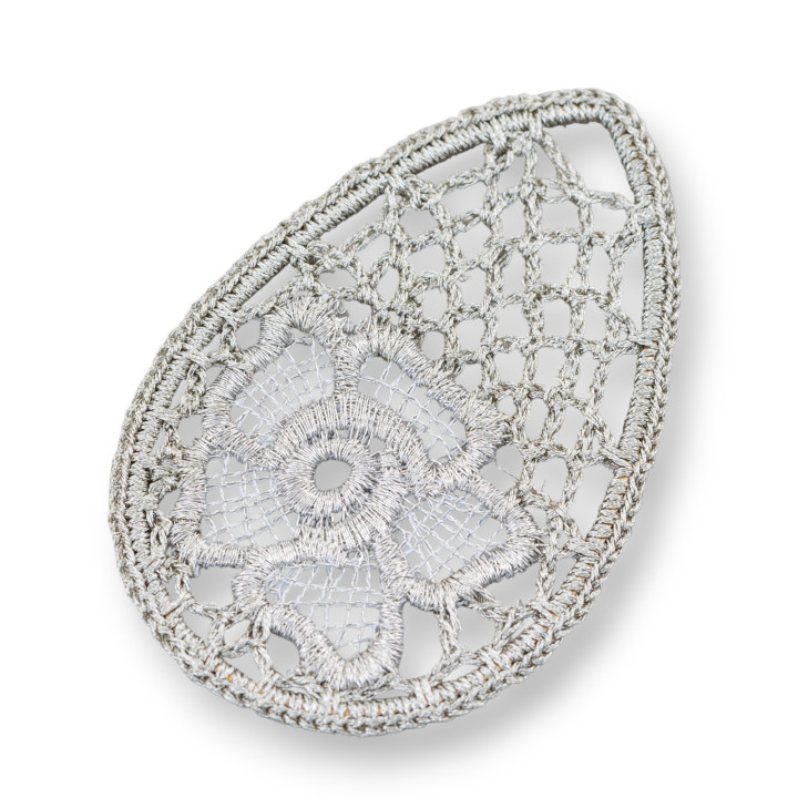 Häkelteile Tropfen 50x70mm 2Stk. MOD10