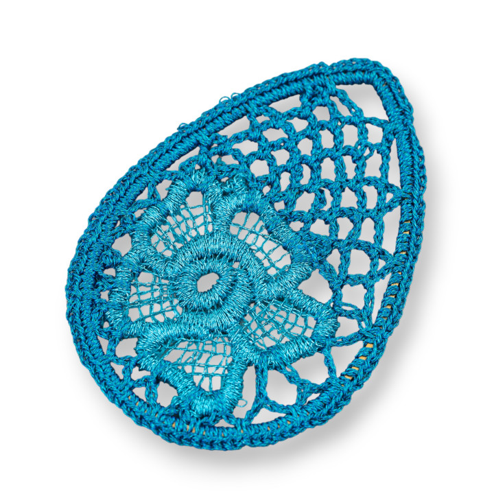 Drop Crochet Components 50x70mm 2τμχ MOD14