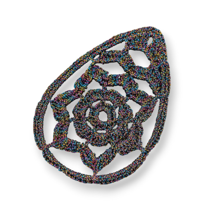 Drop Crochet Components 50x70mm 2τμχ MOD3