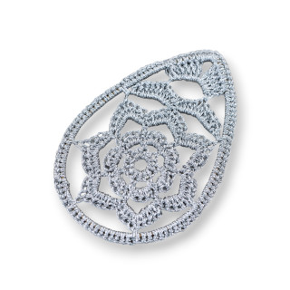 Drop Crochet Components 50x70mm 2τμχ MOD4