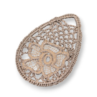 Häkelteile Tropfen 50x70mm 2Stk. MOD7