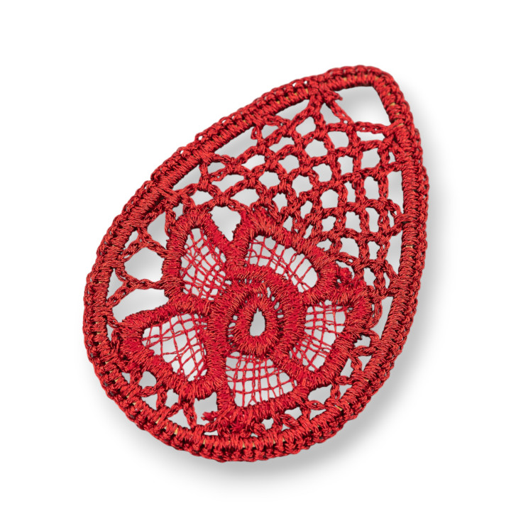 Drop Crochet Components 50x70mm 2τμχ MOD8