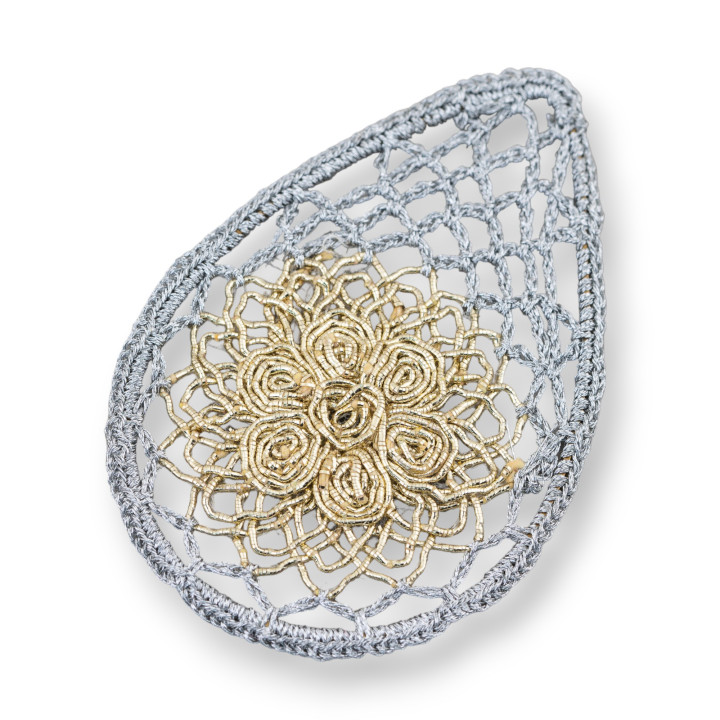 Drop Crochet Components 55x80mm 2pcs MOD1