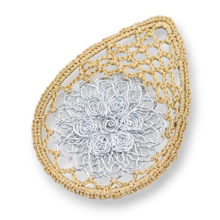 Drop Crochet Components 55x80mm 2τμχ MOD10