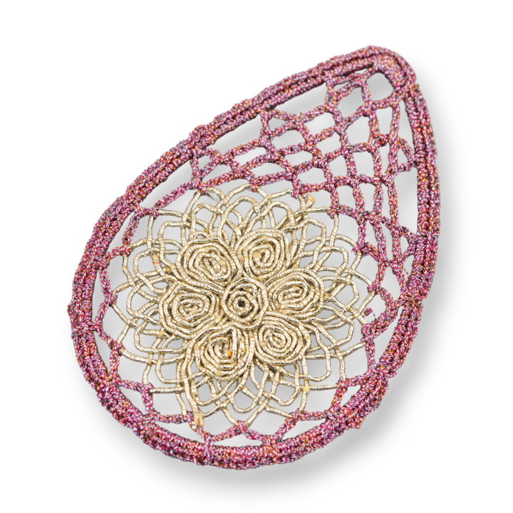 Drop Crochet Components 55x80mm 2τμχ MOD2