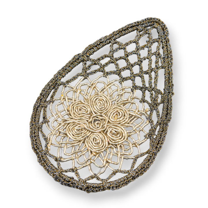 Häkelteile Tropfen 55x80mm 2Stk. MOD4