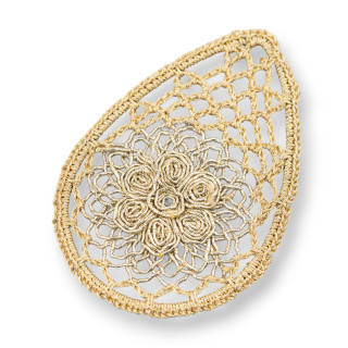 Crochet Composants Goutte 55x80mm 2pcs MOD5