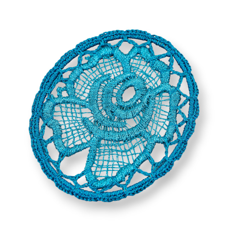 Häkelteile Oval 55x70mm 2Stk. MOD1