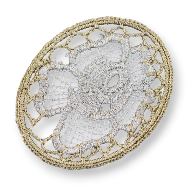 Componentes de Ganchillo Oval 55x70mm 2pcs MOD12