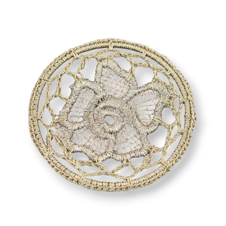 Composants ronds au crochet 55mm 2pcs MOD4