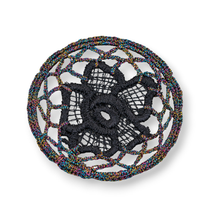 Composants ronds au crochet 55mm 2pcs MOD9