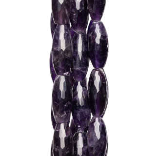 Amethyst facettierter Reis 08x20mm