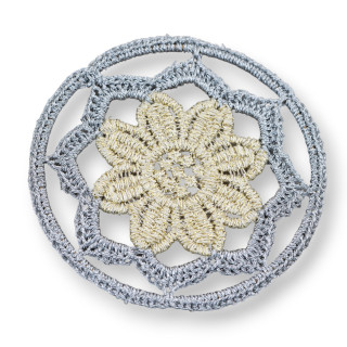 Composants ronds au crochet 60mm 2pcs MOD6