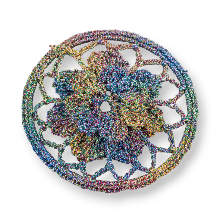 Composants ronds au crochet 60mm 2pcs MOD9