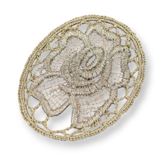 Häkelteile Oval 55x70mm 2Stk. MOD2