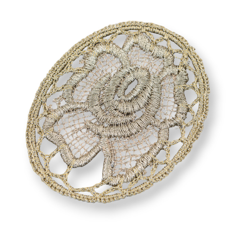 Oval Crochet Hook Components 55x70mm 2pcs MOD2