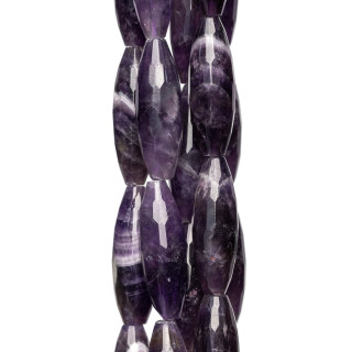 Amethyst Rice Faceted 10x30mm