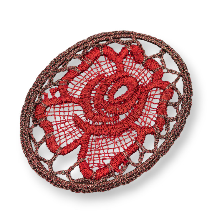 Crochet Composants Ovale 55x70mm 2pcs MOD6