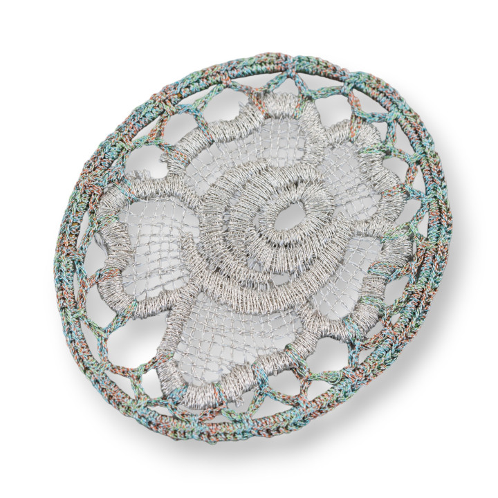 Häkelteile Oval 55x70mm 2St MOD9