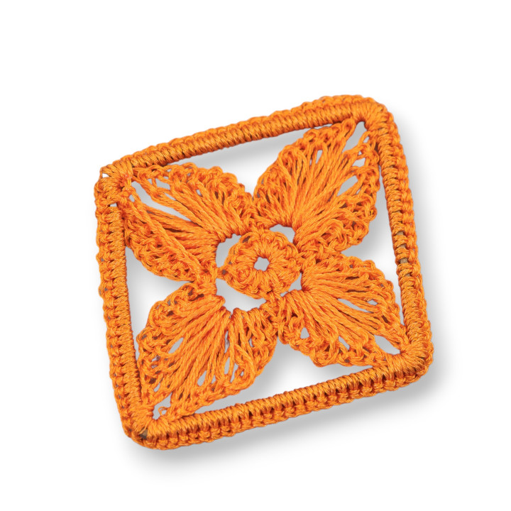 Crochet Composants Losange 55x60mm 2pcs