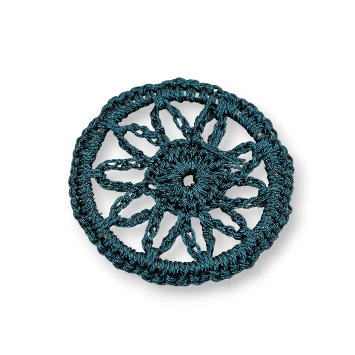 Composants ronds au crochet 32mm 2pcs MOD4