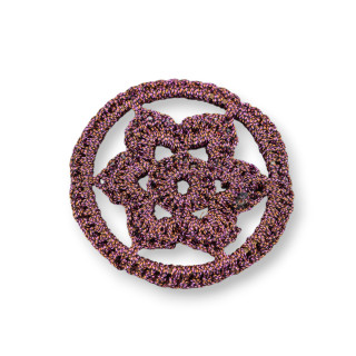 Composants ronds au crochet 32mm 2pcs MOD5