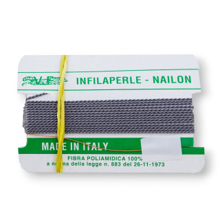 Filetage Filetage Fibre Polyamide 12pcs ART240 Gris Poussière Taille 9