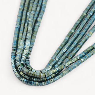 Ematite Verde Disco Esagonale 3x1mm