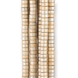 Hämatit-Unterlegscheiben glatt 4 x 2 mm Satin Matt Starlight