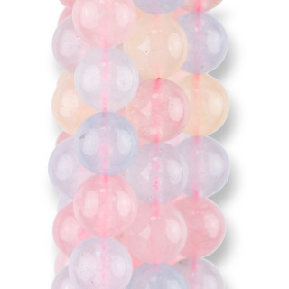 Jade Couleur Jadeite Economic Line Round 10mm Beryl Mix