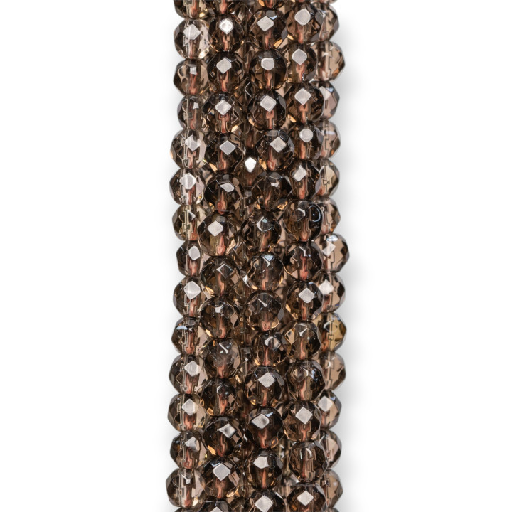 Faceted Smoky Quartz 04mm