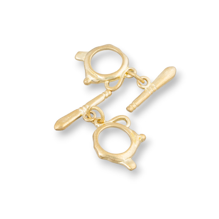 Cierre OT Bronce Redondo 13x23mm 20uds Dorado