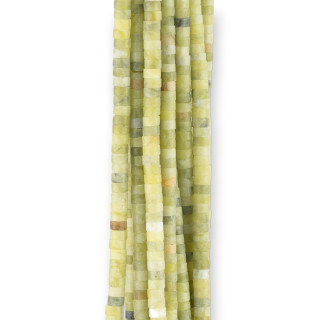 Canadian Jade Arandelas Lisas Tubos 4x2mm