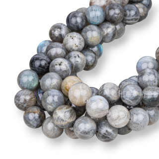 Labradorita Gris Redondo Liso 10mm