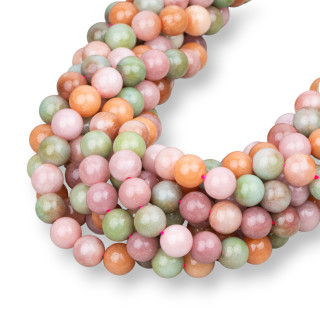 Jade Kunzite Mix Liso Redondo 08mm