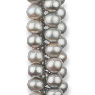 River Pearls Onions Grey Rondelle 11,5mm+