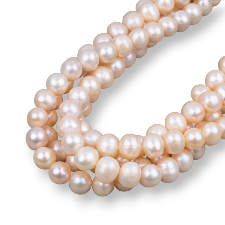 Round River Pearls 10.0-10.5mm Pink