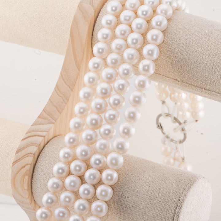 Round River Pearls 10.5-11.5mm AAA+ White