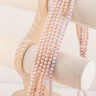 Round River Pearls 6,0-6,5mm AAAAA1 Λιλά