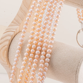 Round River Pearls 6.0-6.5mm AAAAA1 Pink