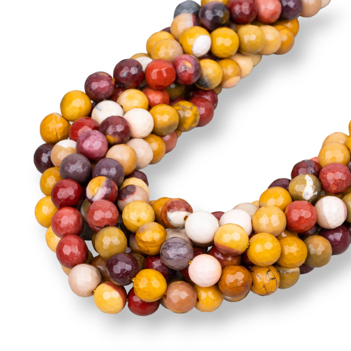 Facettierter Mokait 08mm