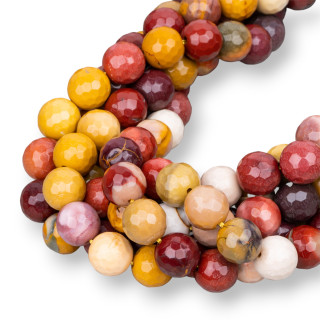 Mokaïte à facettes 10mm